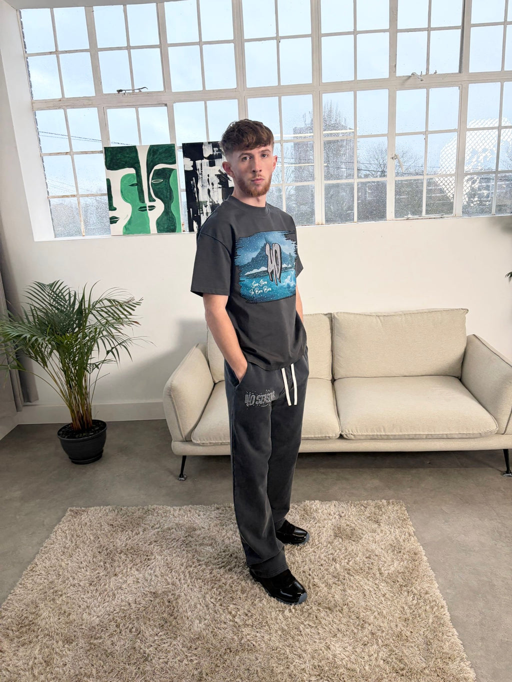 ELEMENTS oversized T-shirts (Grey)