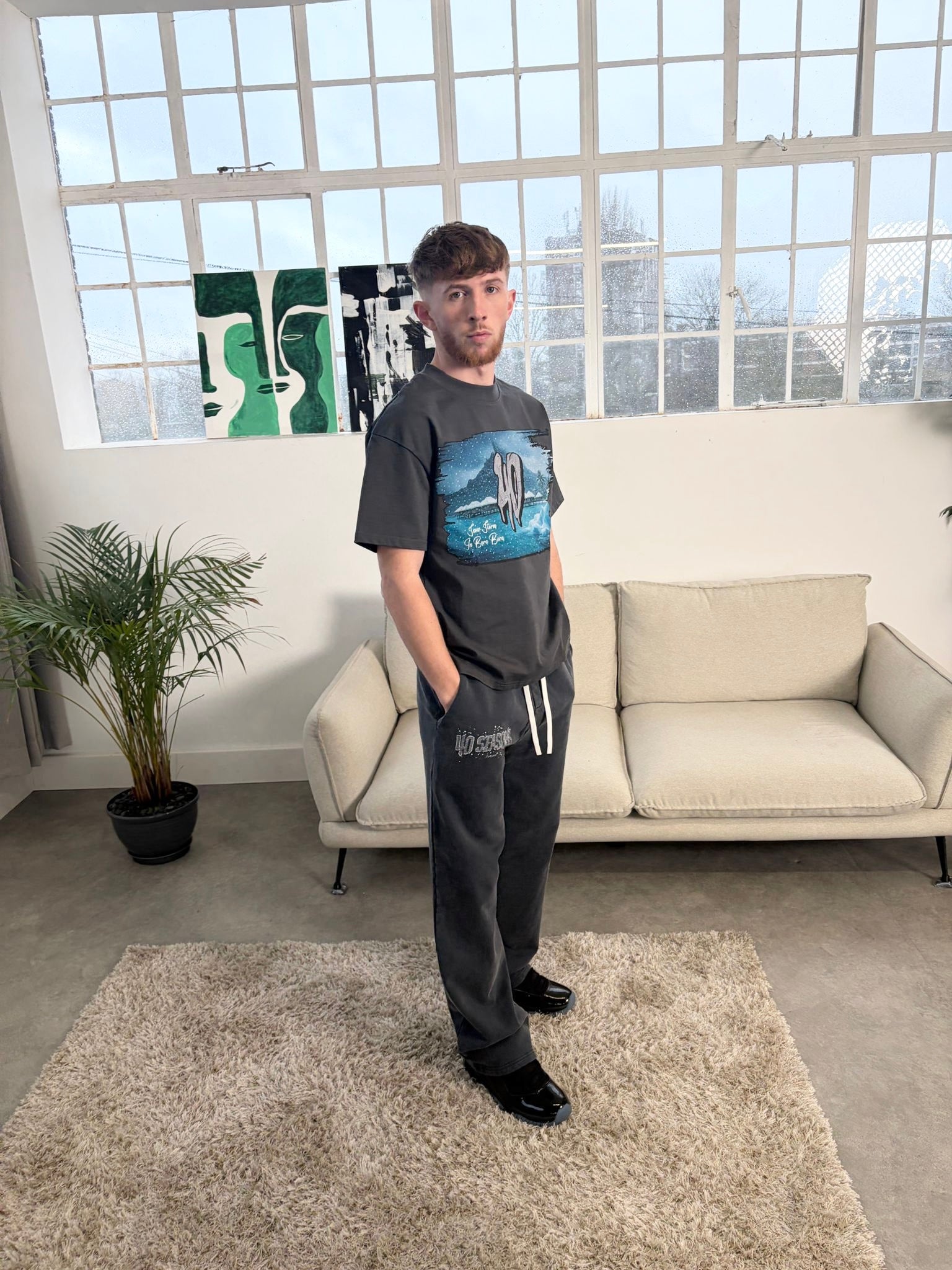 ELEMENTS oversized T-shirts (Grey)