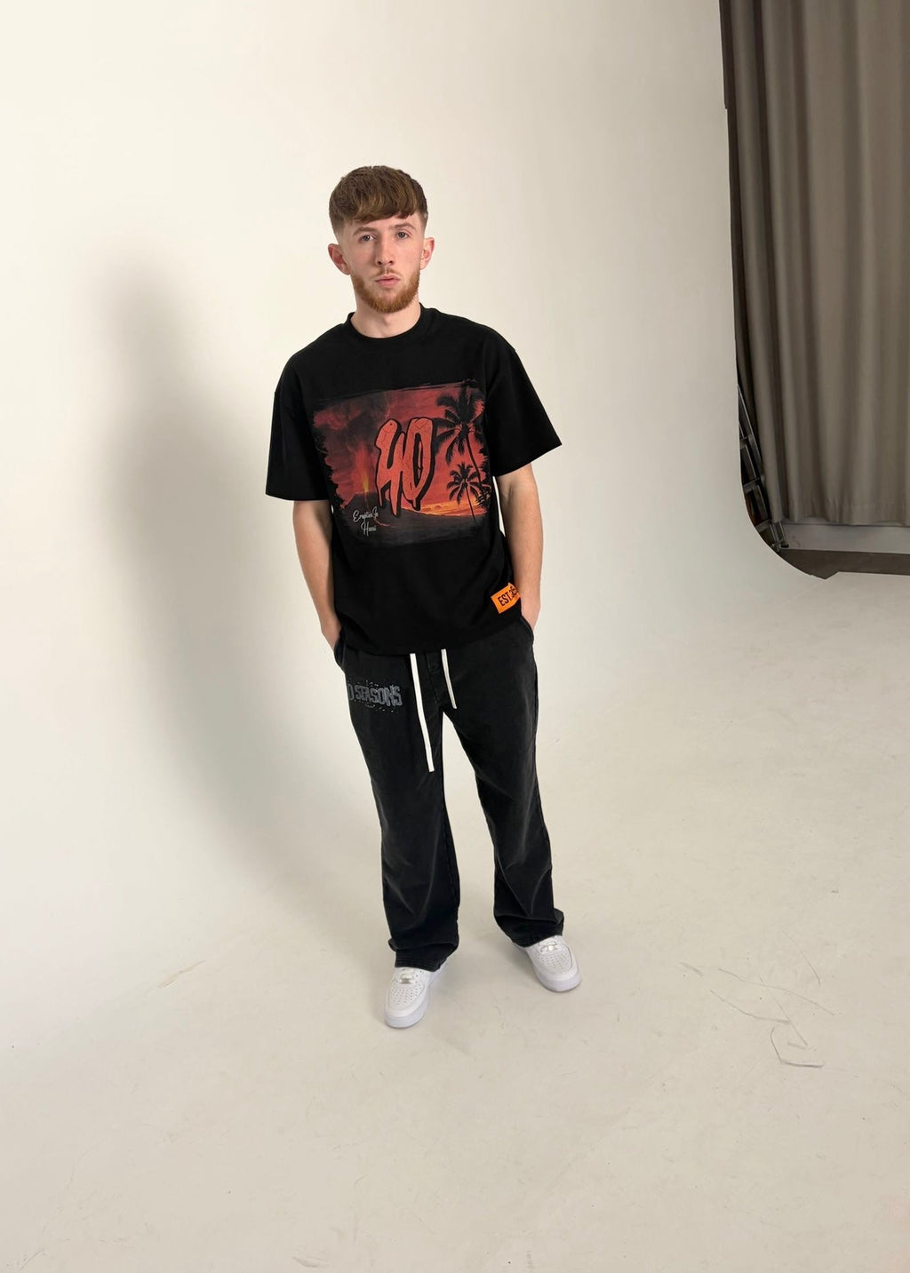 ELEMENTS oversized T-shirts (Black)